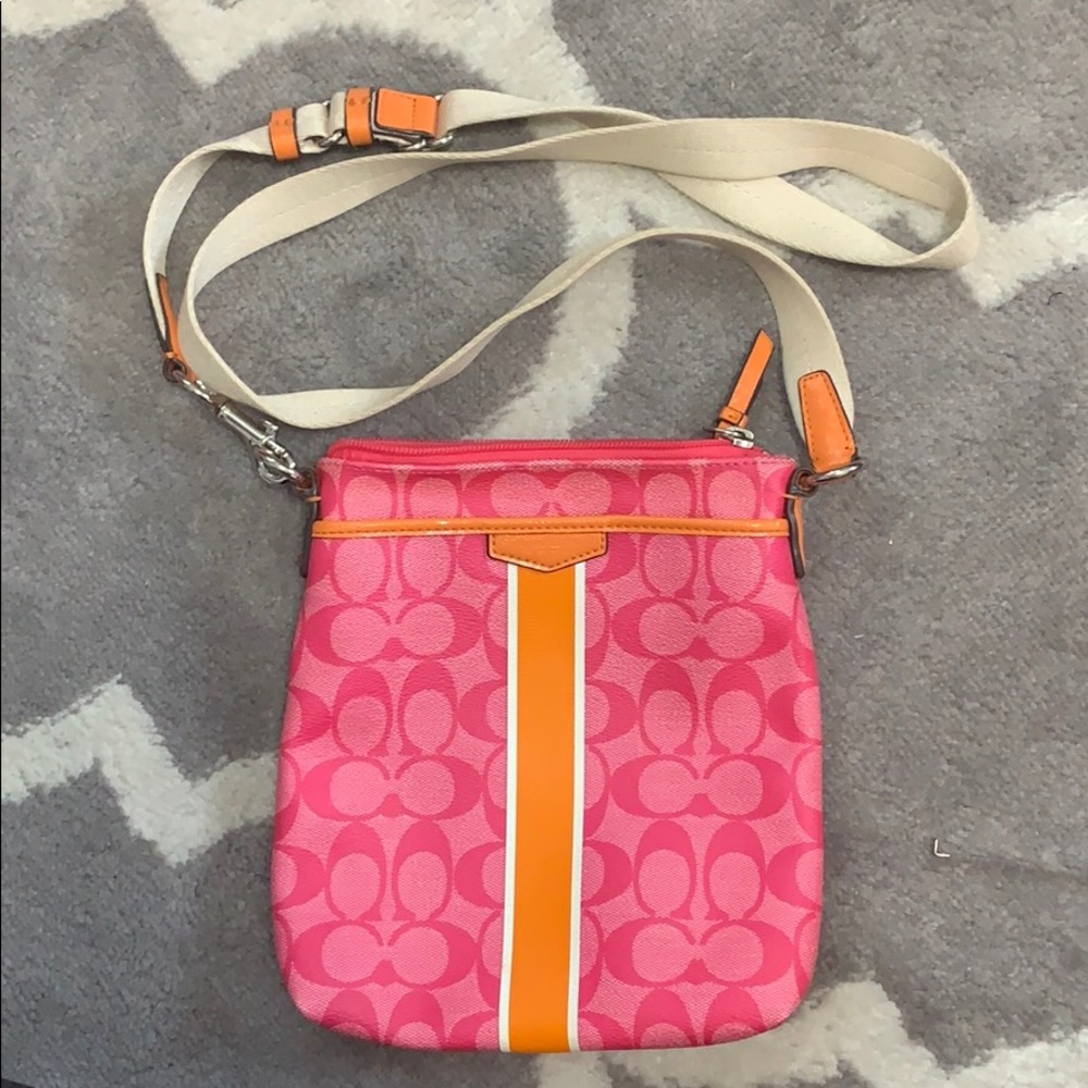 Coach cross body purse